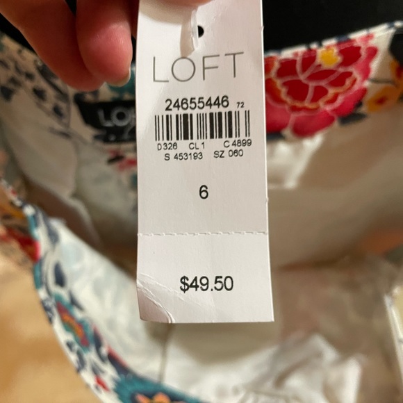 NWT Loft shorts size 6 - Picture 5 of 6